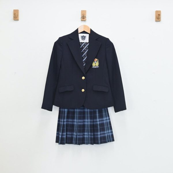 The Original Online Store of 【中古】山梨県 日本航空学園高校(通信制) 女子制服 4点（ブレザー・スカート）sf002789  Sale